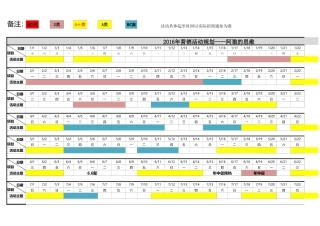 2016天猫淘宝促销营销节点表