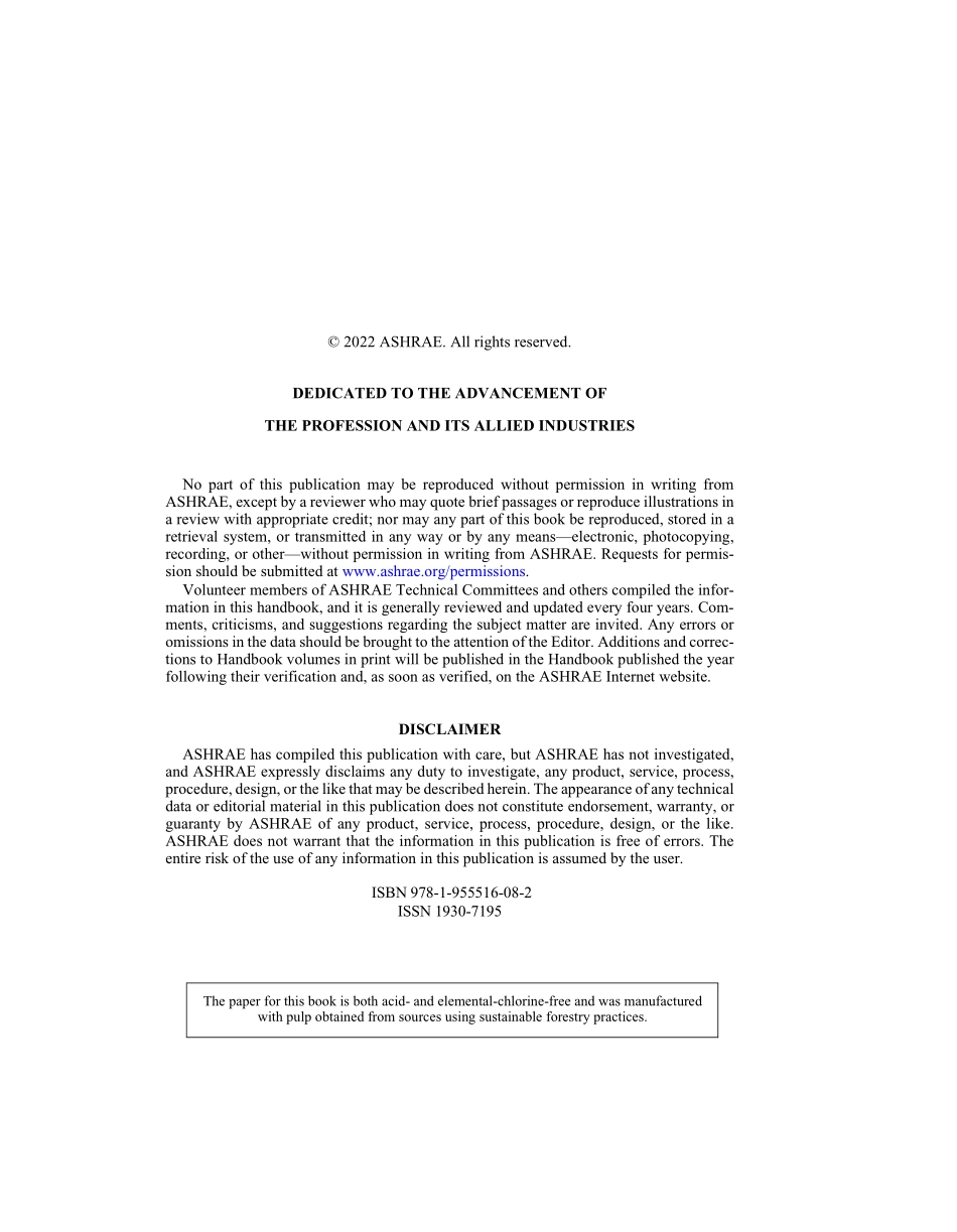 2022 Ashrae Handbook Refrigeration (Ashrae)原版完整文件_第3页
