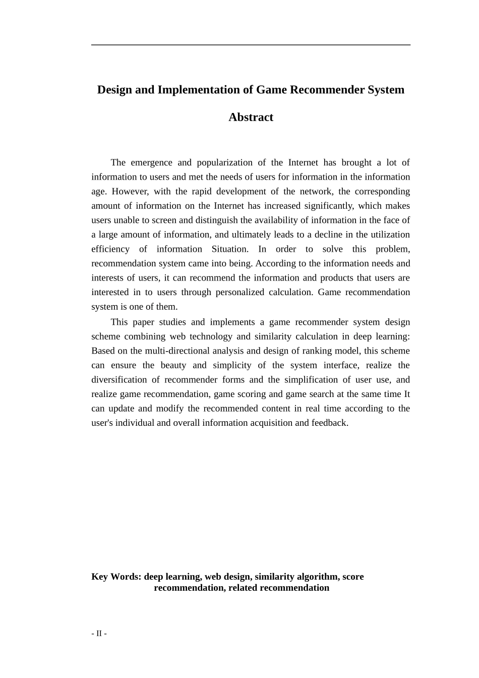 游戏搜索推荐系统的设计与实现_第2页