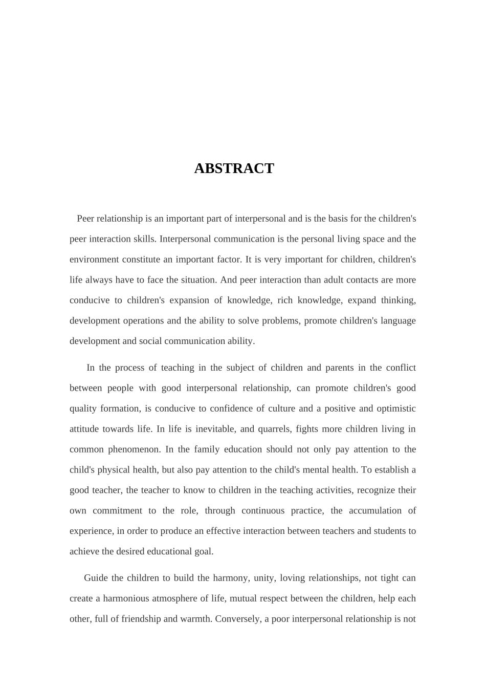 幼儿良好同伴关系的作用及培养——以甘肃省保育院为例_第2页