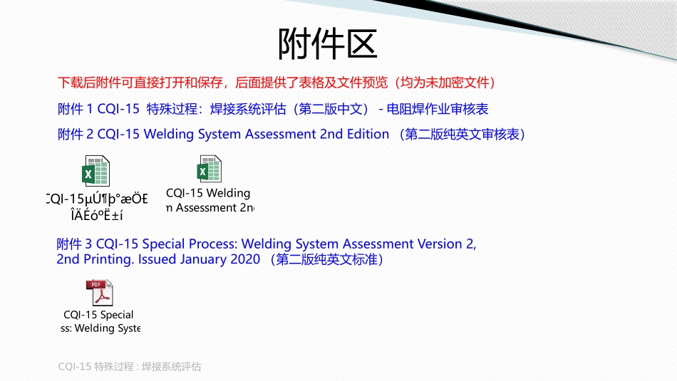 CQI-15-特殊过程：焊接系统评估2020第二版(培训课件+审核表+条文)_第3页