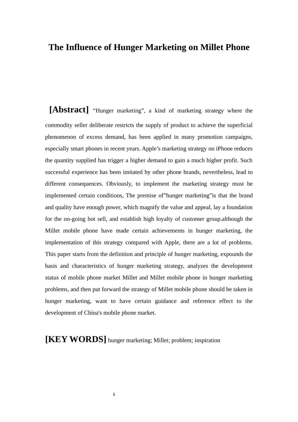 英文-市场营销-饥饿营销对小米手机的影响_第2页