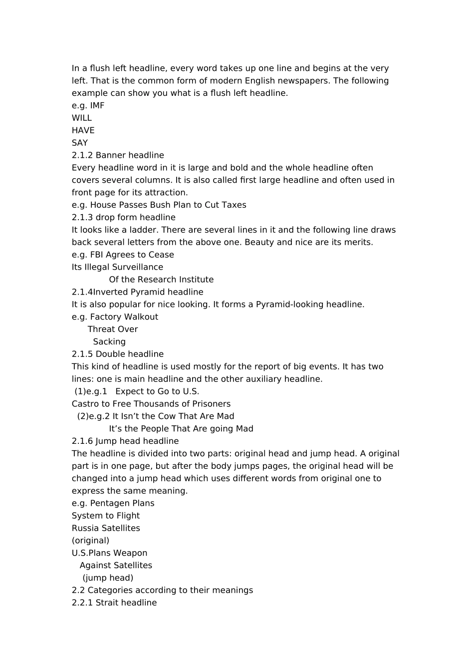 英语新闻标题的特点_第2页