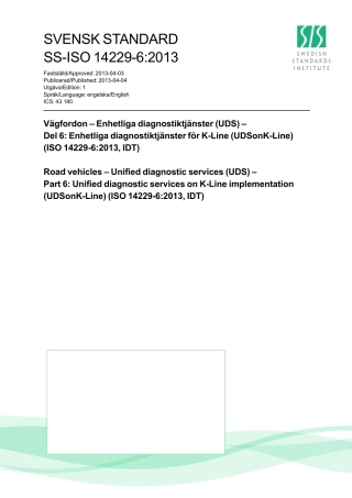 ISO14229-6-2013 UDSonK-Line英文完整原版