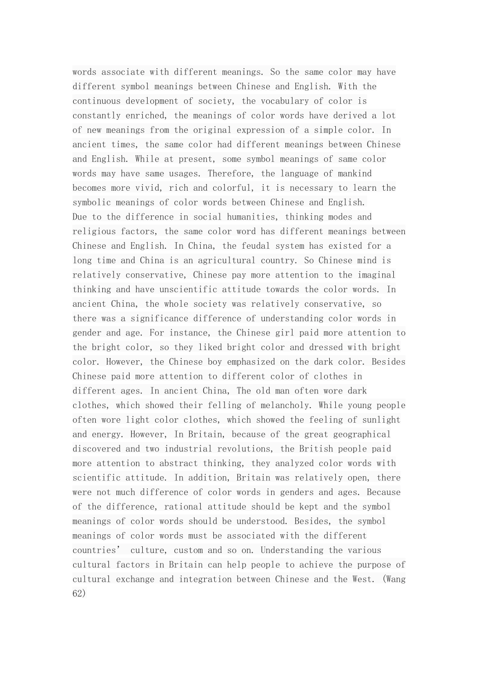 中英颜色的差异对人们生活的影响_第3页
