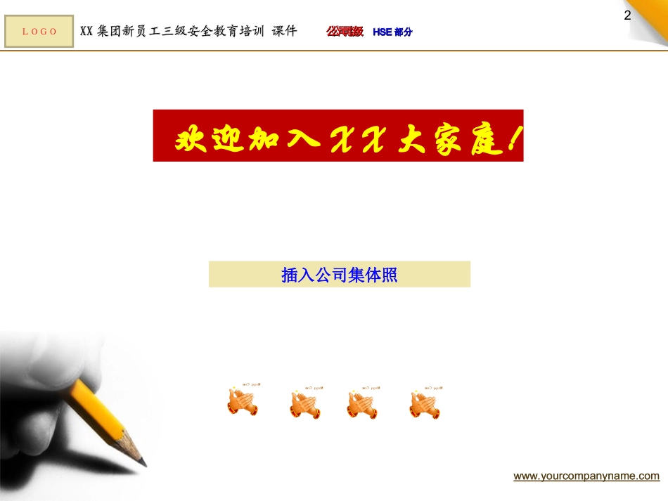 XX集团新员工三级安全教育培训-课件_第2页