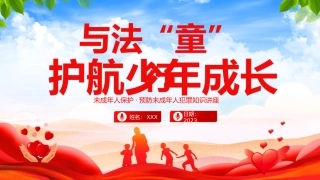 保护未成年人学习未成年人保护法讲座课件