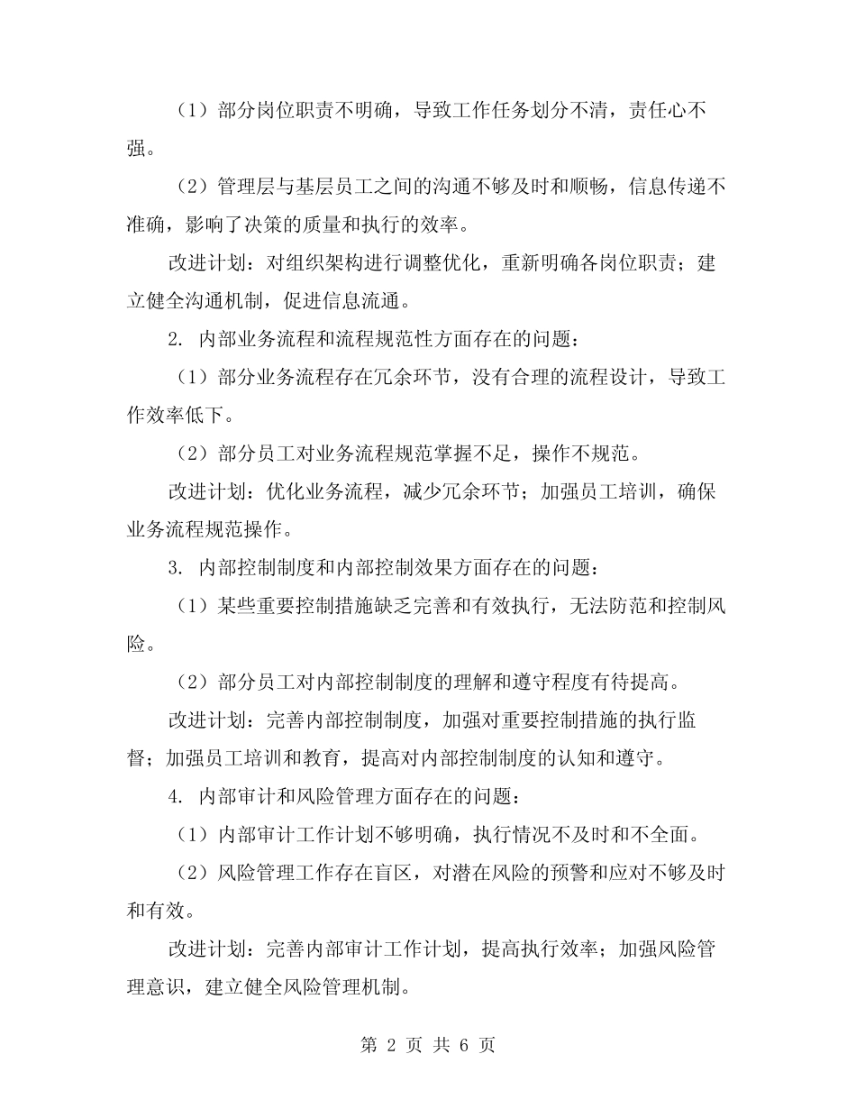 2024年开展自查自纠工作总结(二)_第2页