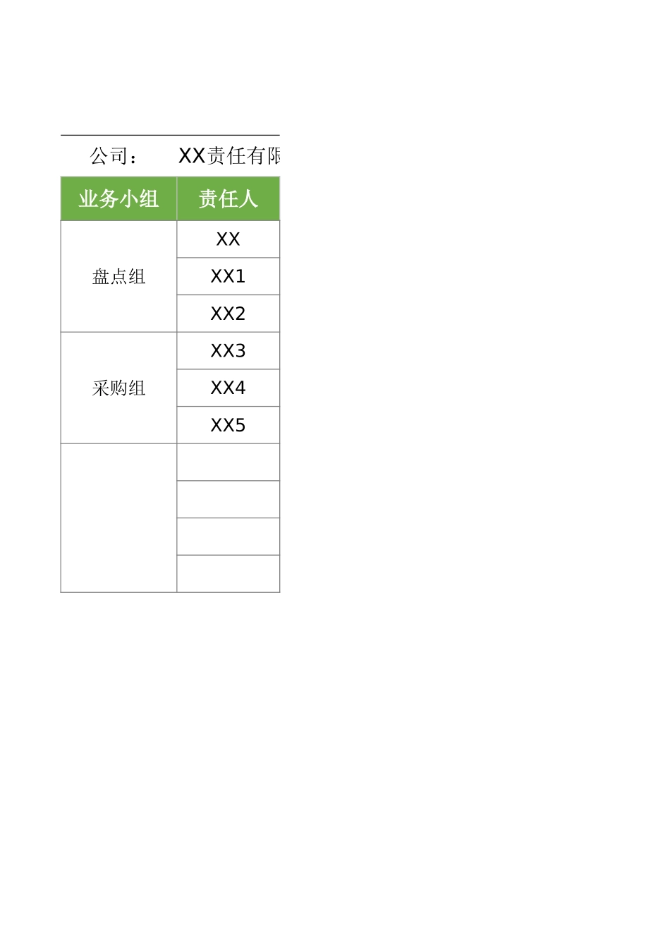 部门人员工作分配工作计划表_第1页
