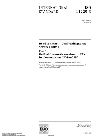 ISO14229-3-2012 UDSonCAN英文完整原版文件