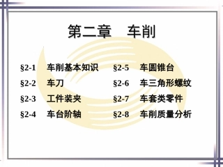 第二章  车削课件