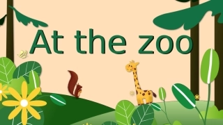 动物园幼教英语通用PPT模板