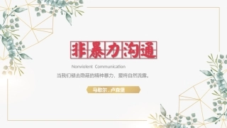非暴力沟通课件