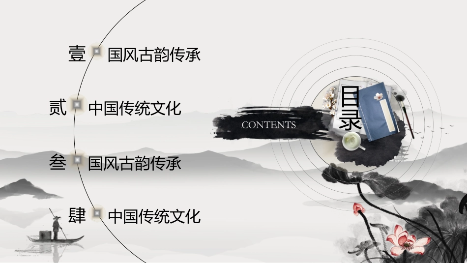 国学教育中国风模板_第2页