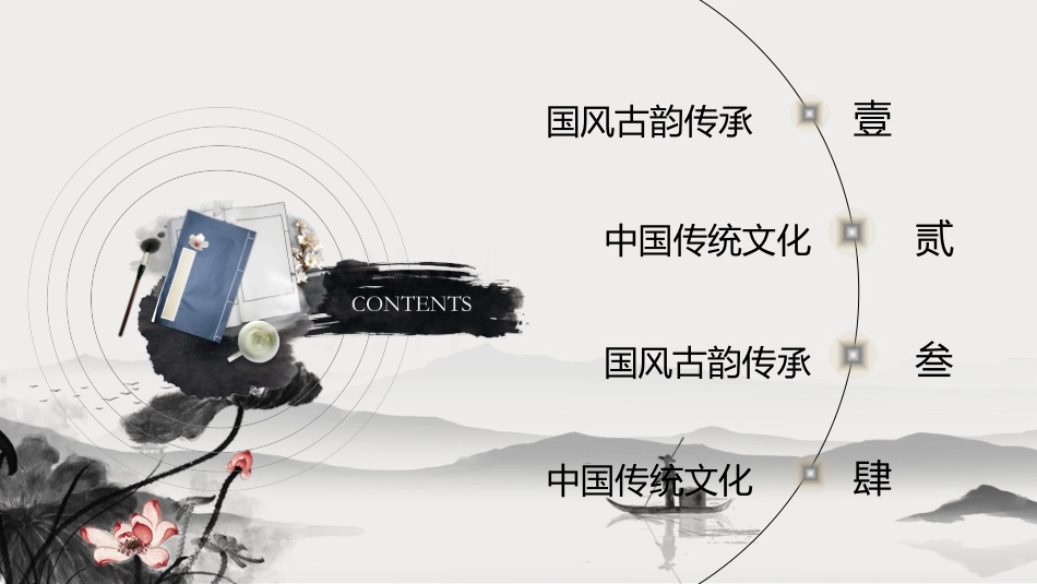 国学教育中国风模板_第3页