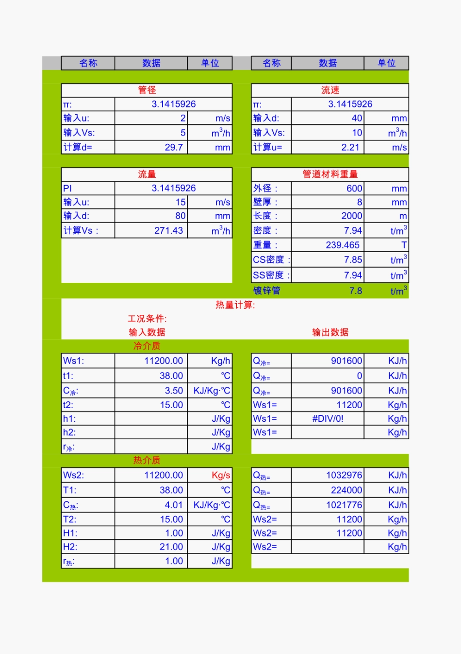 化工工艺计算常用公式_第1页