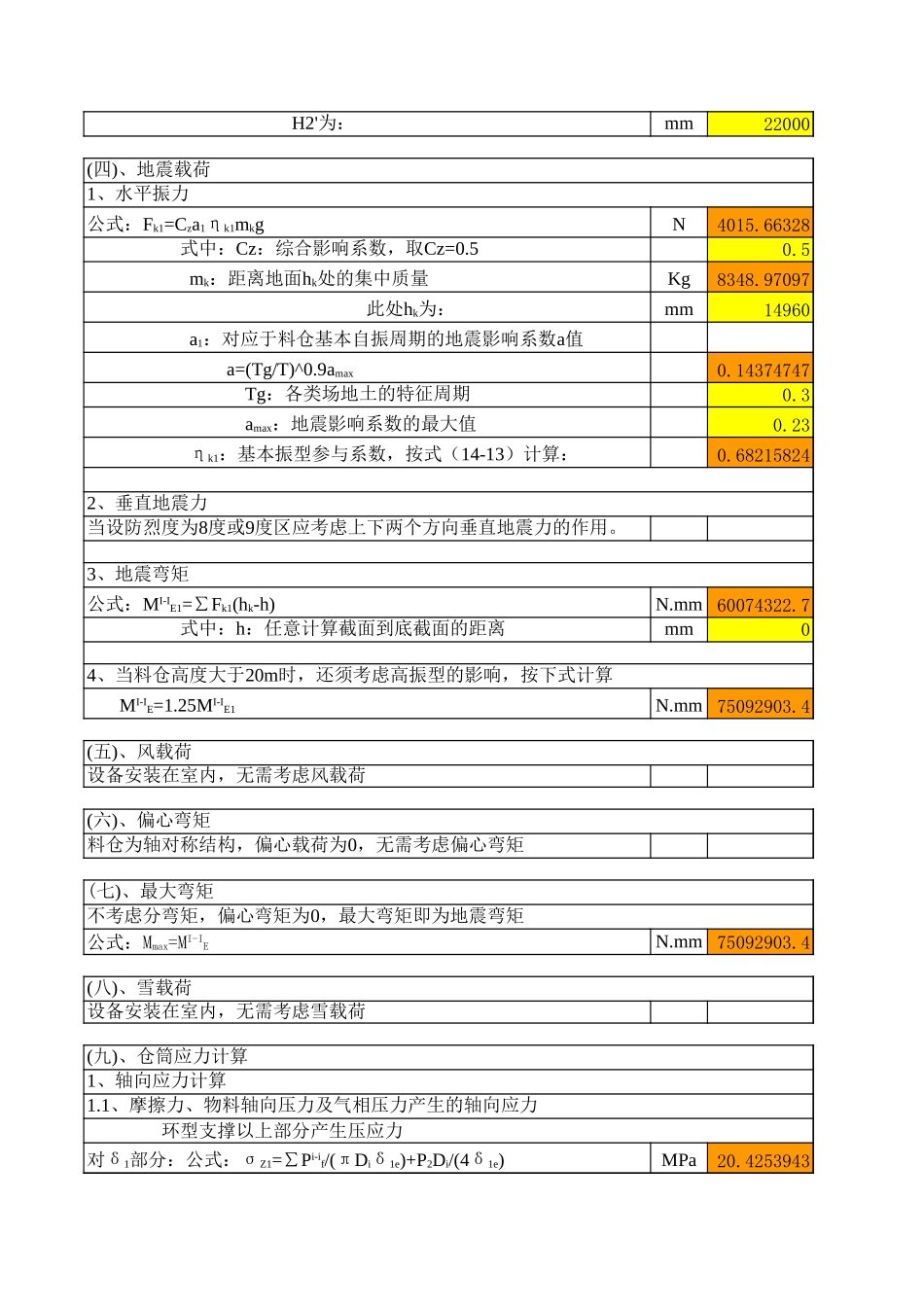 料仓强度校核计算_第3页