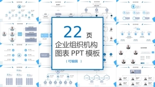 流程组织框架图表模板