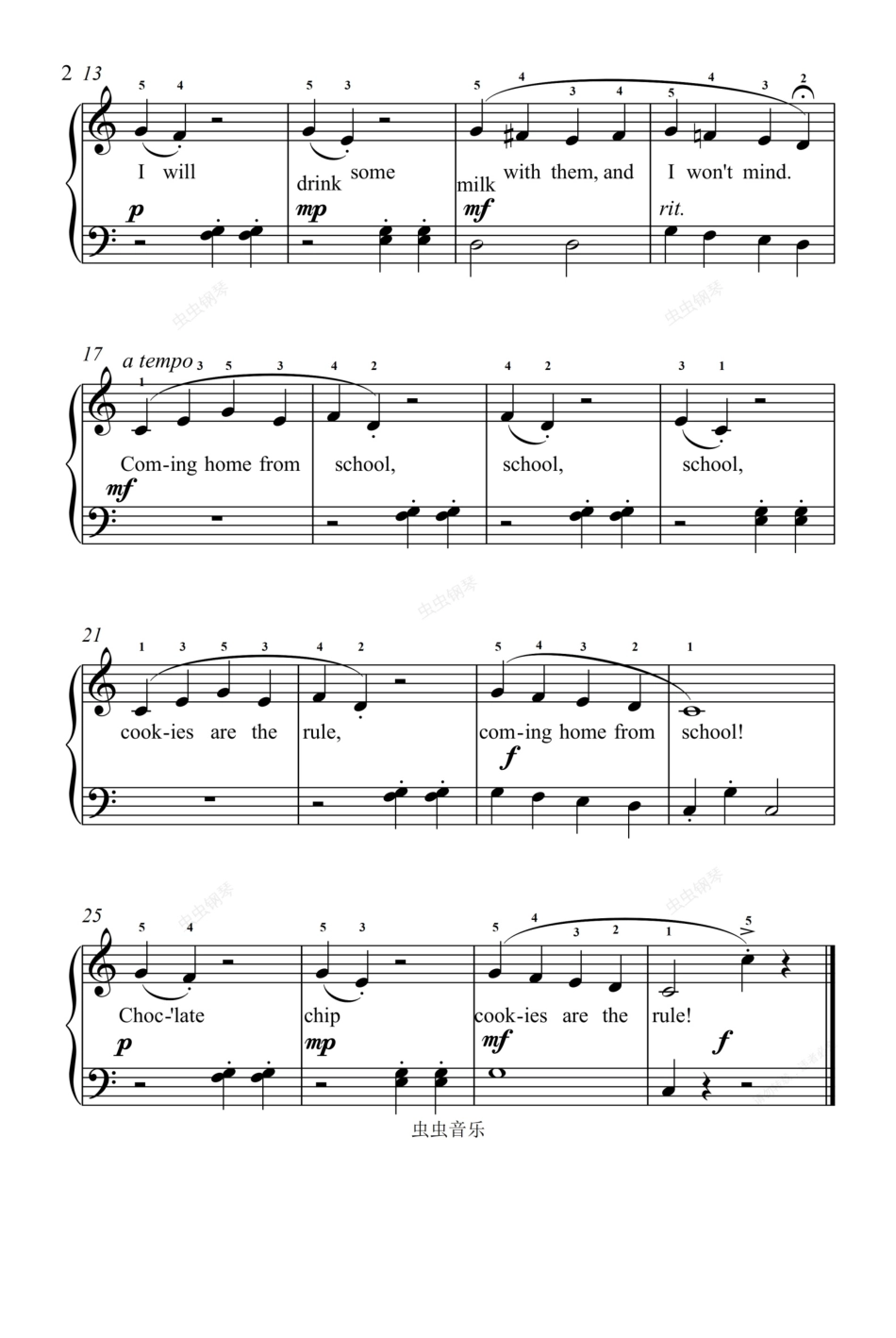 巧克力饼干钢琴曲_第2页