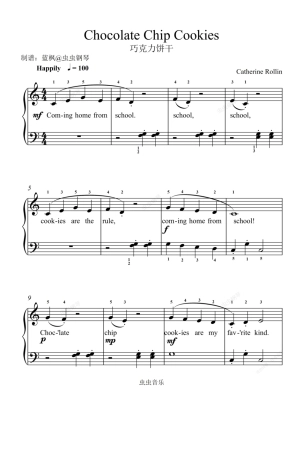 巧克力饼干钢琴曲