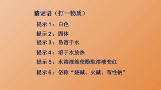 氢氧化钠变质课件