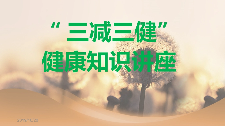 三减三健课件_第1页