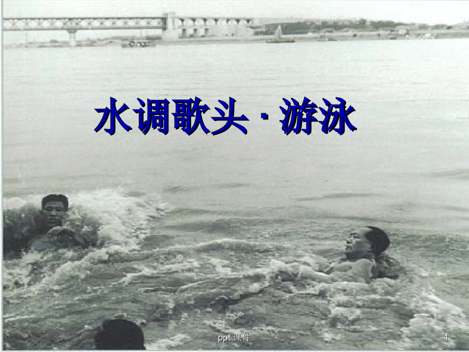 水调歌头游泳--ppt课件_第1页