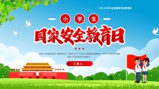 小学生国家安全教育日