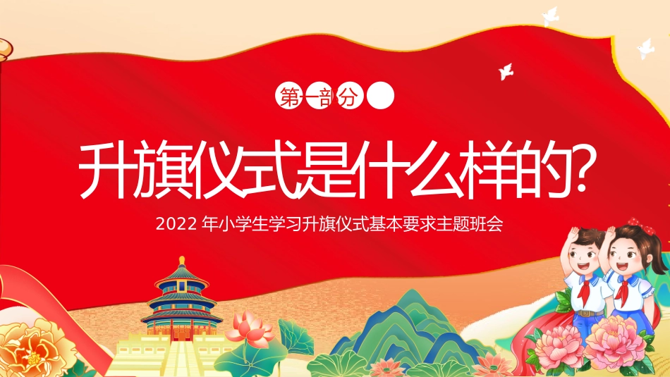 小学生学习升旗仪式基本要求主题班会_第3页