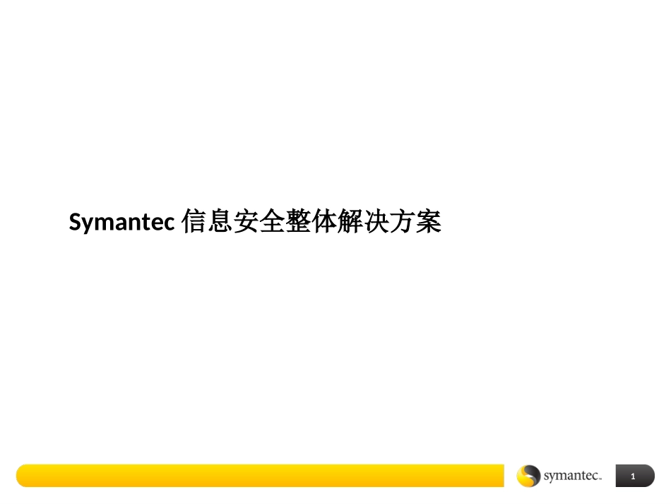 信息安全整体解决方案_第1页