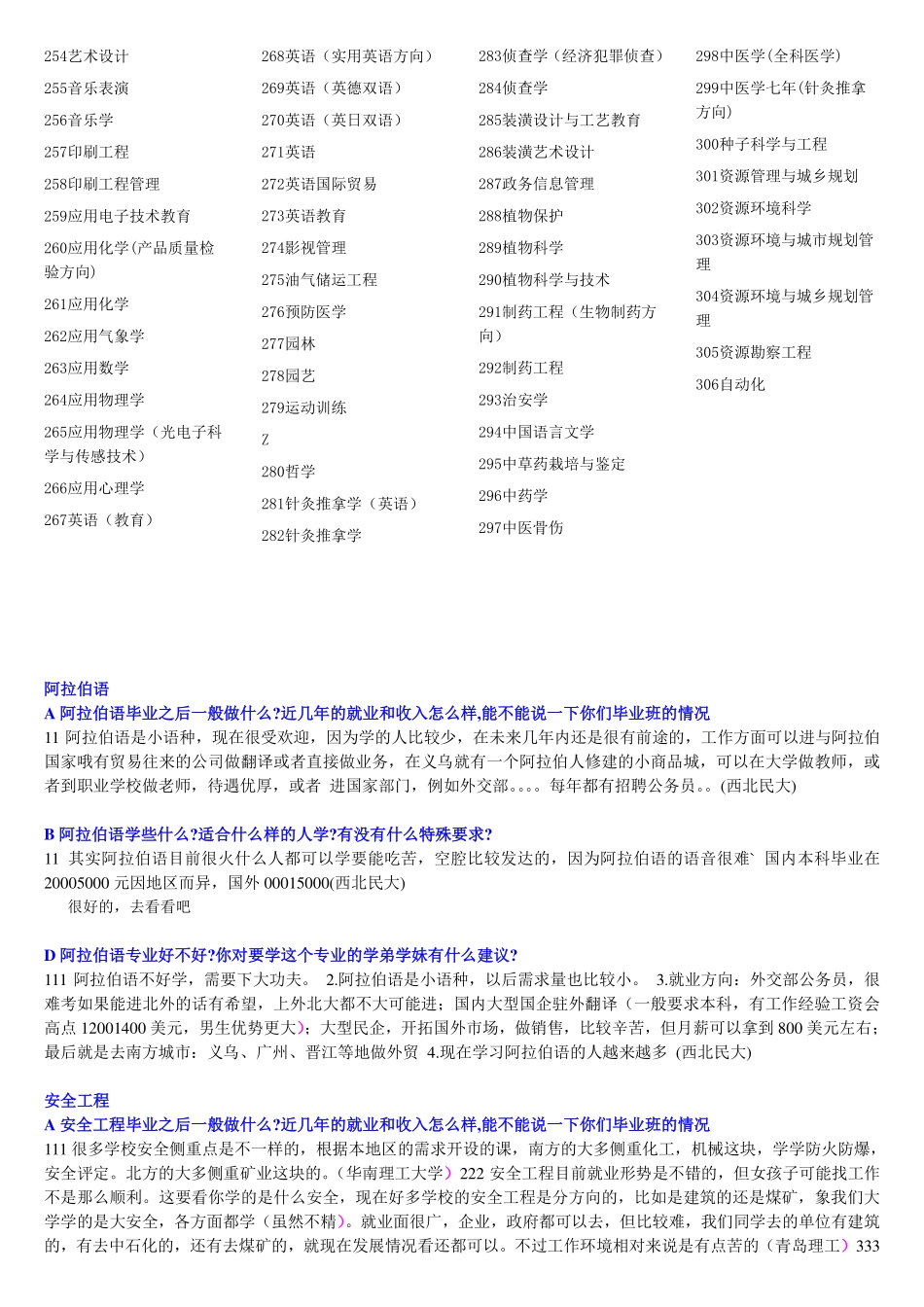 学长学姐大学专业解读600页_第3页