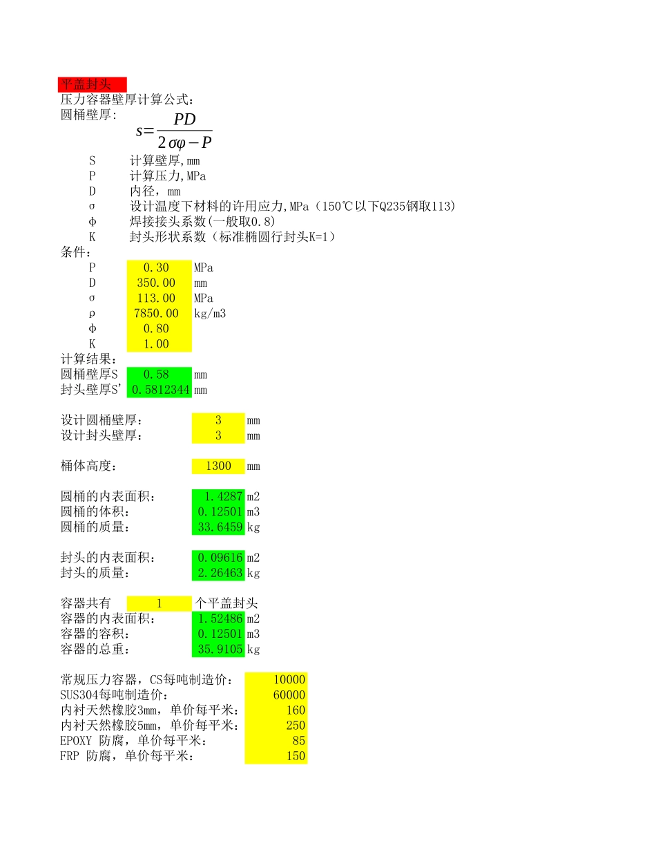 压力容器壁厚计算_第2页