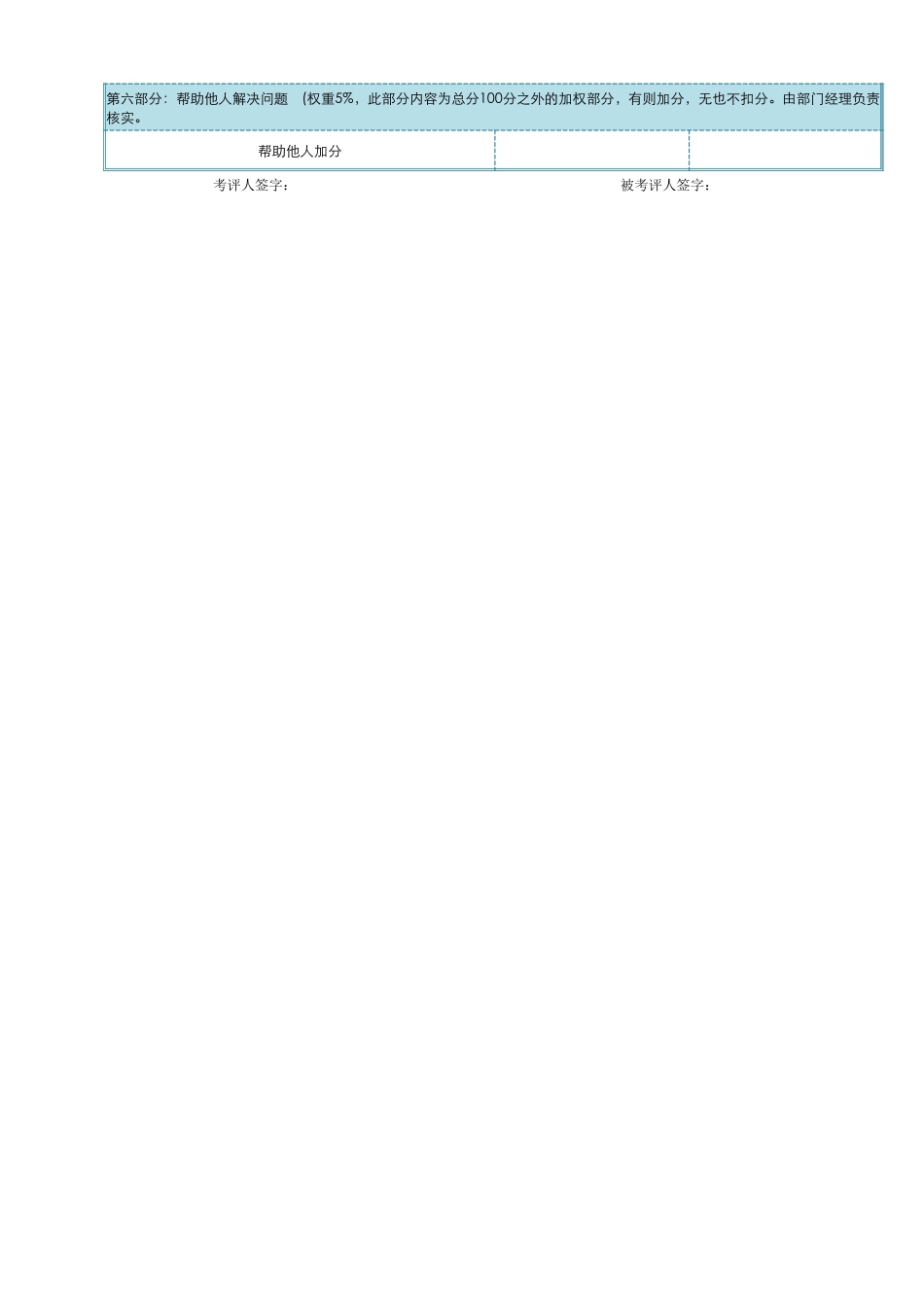 员工绩效考核评定表_第2页