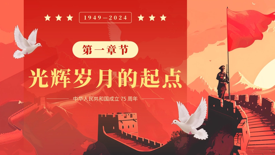 中华人民共和国成立75周年课件_第3页