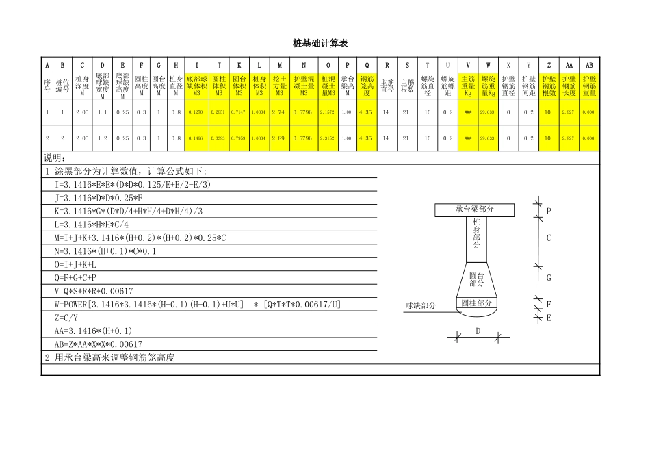 桩基础工程量计算公式表_第1页