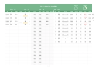 自动提醒信用卡还款管理表
