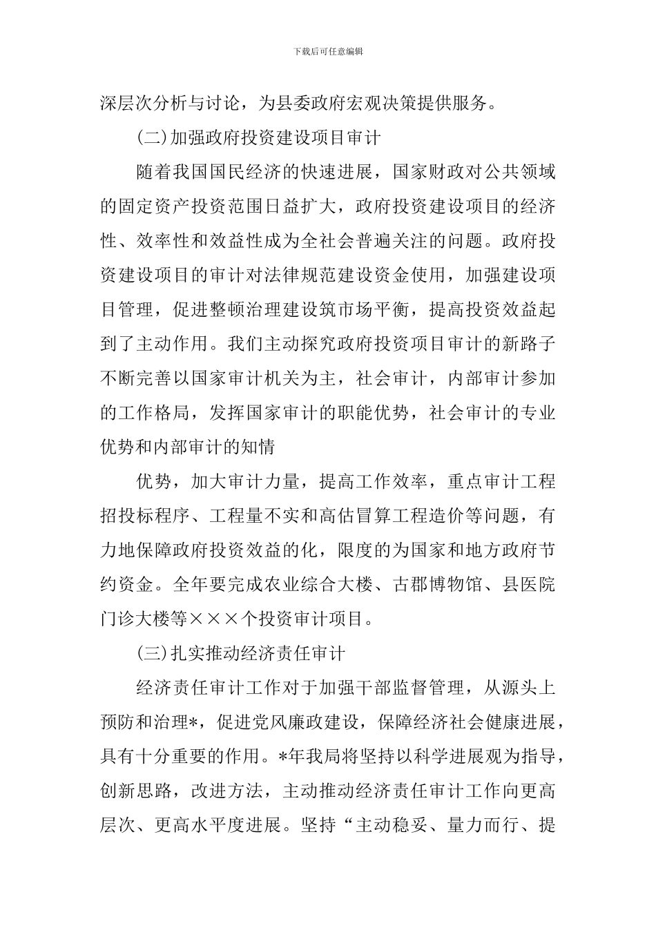 企业审计人员工作计划_第2页