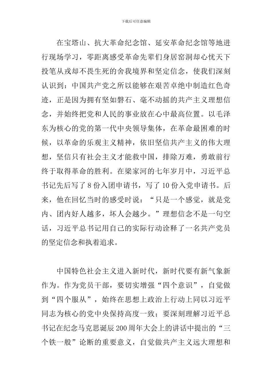 传承延安精神心得体会精选范本_第3页