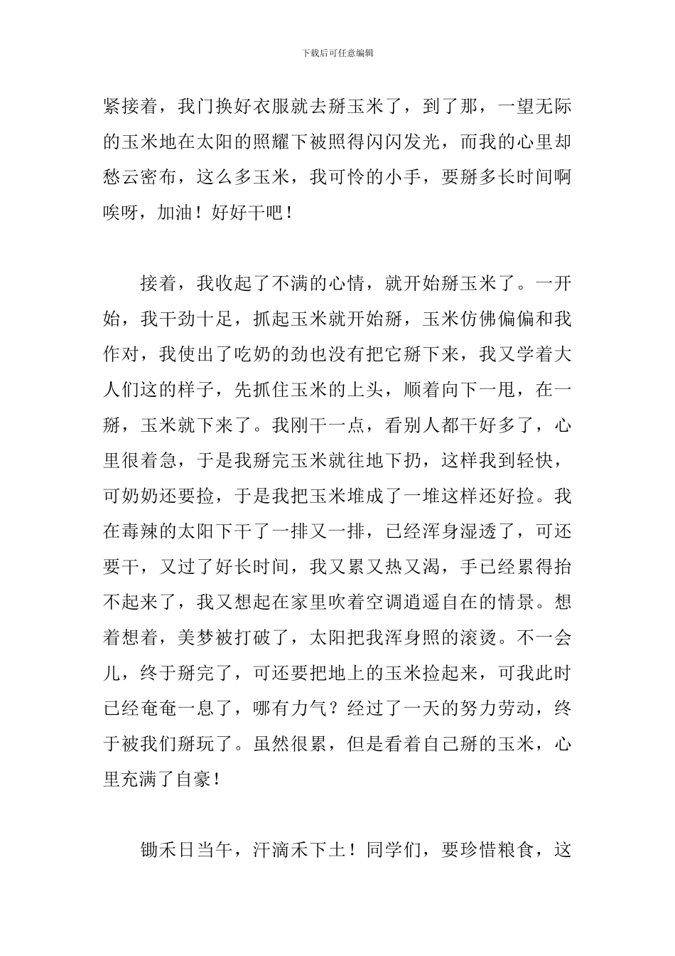 八年级快乐的五一劳动节日记500字5篇_第3页