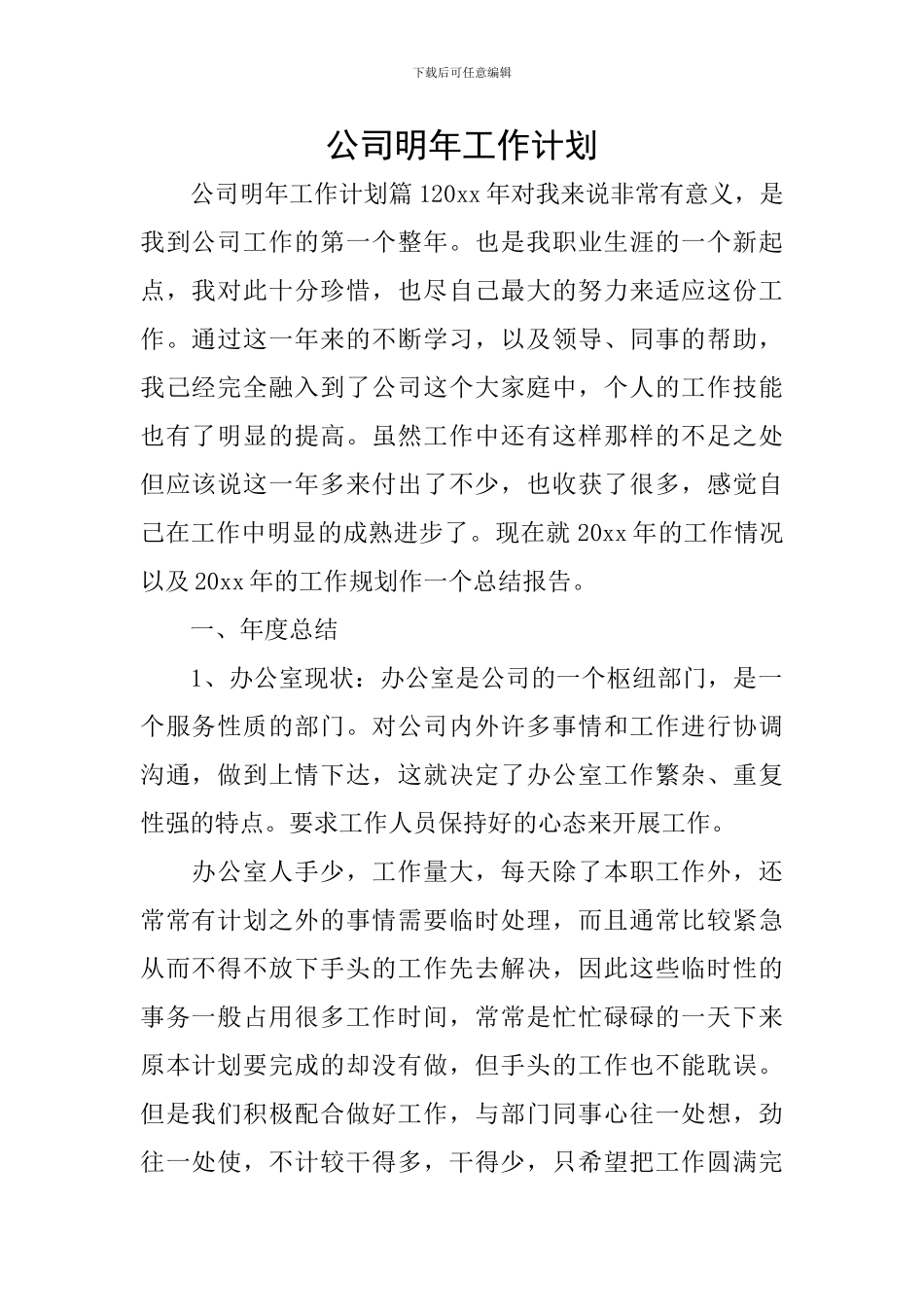公司明年工作计划_第1页