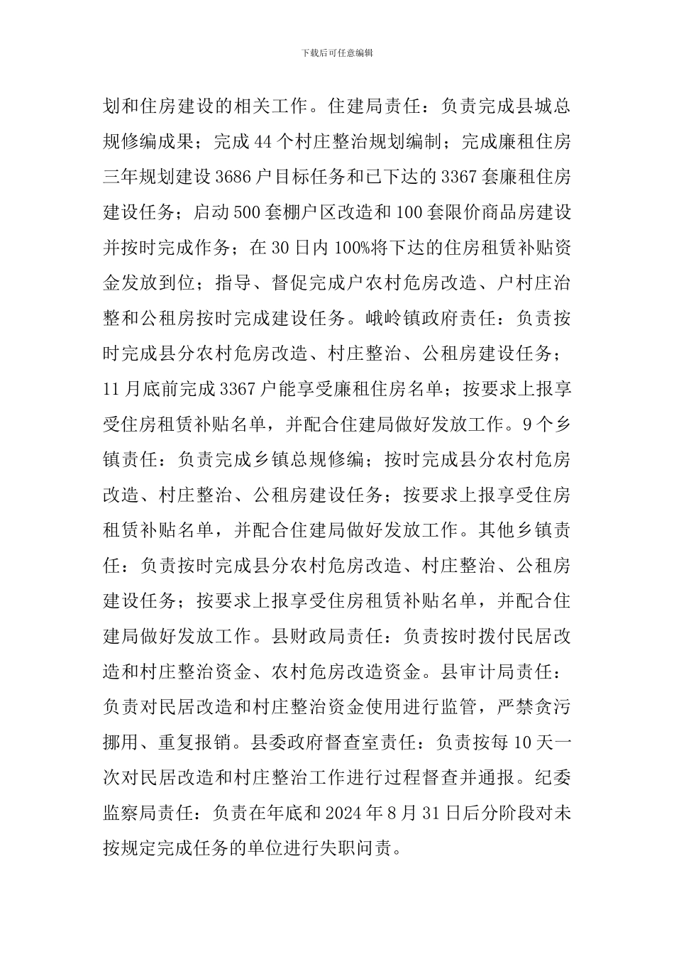 县长在城乡规划和住房建设调度会讲话_第3页