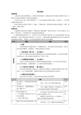 城市形象宣传片脚本