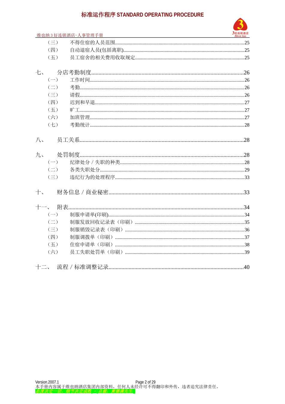 维也纳酒店-人事管理手册_第2页
