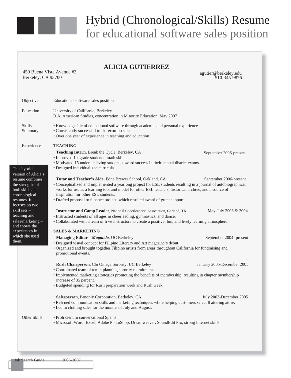 超经典英文简历模板大全_第2页