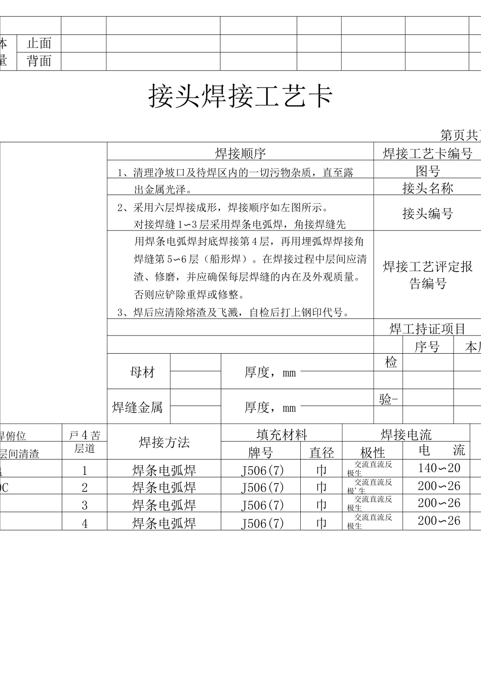 接头焊接工艺卡_第2页