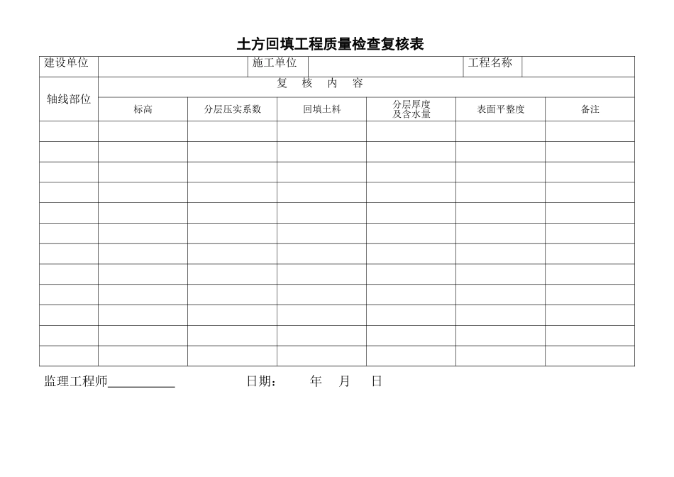 监理现场实测表(全套平行检验记录表)_第3页