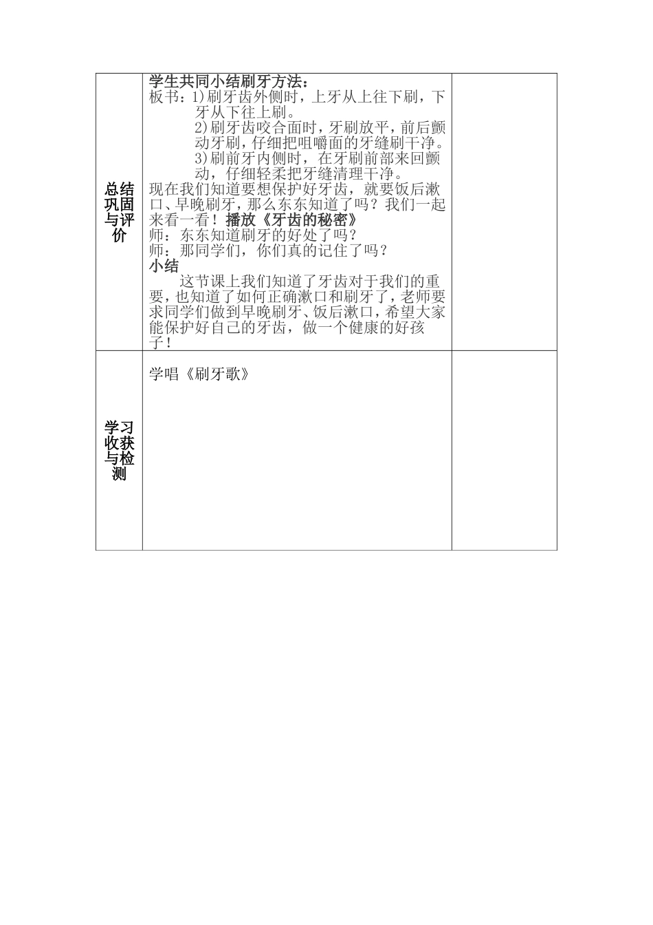 第四课我有一个好习惯(教学设计)一年级_第3页