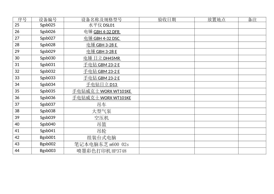 各种设备维护保养记录表格_第3页