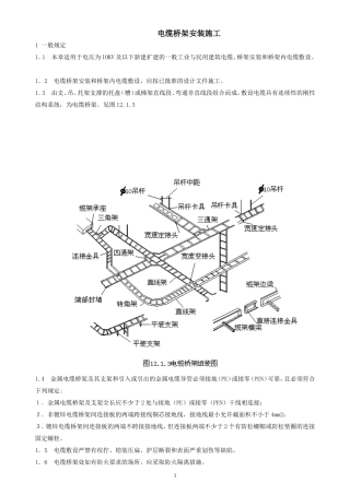 电缆桥架线槽安装规范工艺施工图