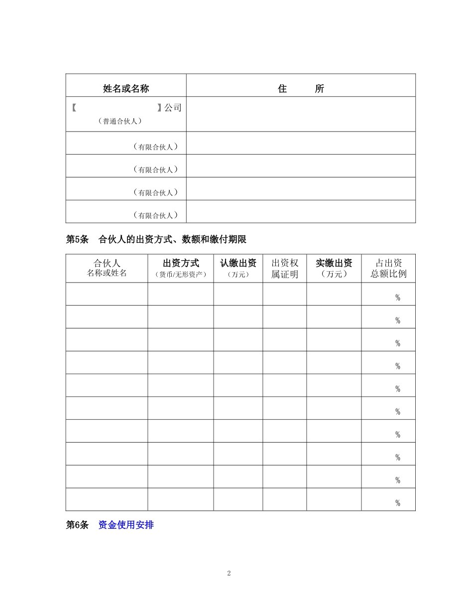 《合伙协议》合同【众筹执行版】_第3页